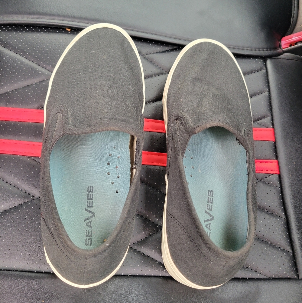 SeaVees Charcoal Slip-On Shoes